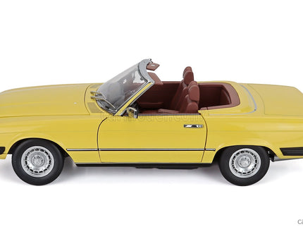 Mercedes Benz SL-Class 450SL (R107) Cabriolet USA Version 1979 1:12 KK Scale žltá