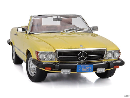 Mercedes Benz SL-Class 450SL (R107) Cabriolet USA Version 1979 1:12 KK Scale žltá