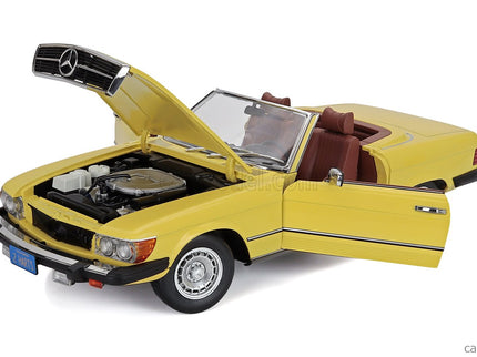 Mercedes Benz SL-Class 450SL (R107) Cabriolet USA Version 1979 1:12 KK Scale žltá