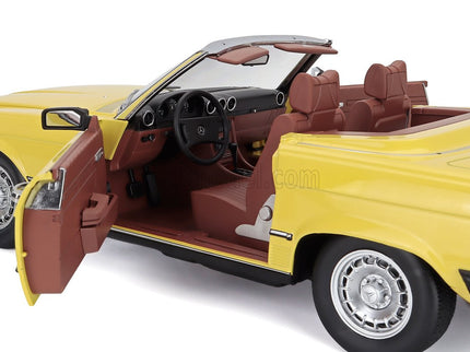 Mercedes Benz SL-Class 450SL (R107) Cabriolet USA Version 1979 1:12 KK Scale žltá