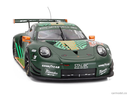 Porsche 911 991 RSR Team Proton Competition Racing N°93 Elms (european Le Mans Series) 2020 Michael Fassbender - Felipe Fernandez Laser - Richard Lietz 1:12 IXO Models matná zelená