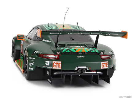Porsche 911 991 RSR Team Proton Competition Racing N°93 Elms (european Le Mans Series) 2020 Michael Fassbender - Felipe Fernandez Laser - Richard Lietz 1:12 IXO Models matná zelená