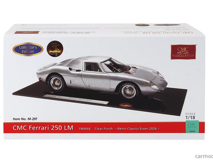 Ferrari 250LM 1964 - Retro Classic Essen 2026 - Clear Finish 1:18 CMC Polished