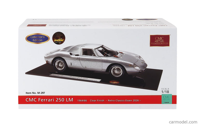 Ferrari 250LM 1964 - Retro Classic Essen 2026 - Clear Finish 1:18 CMC Polished
