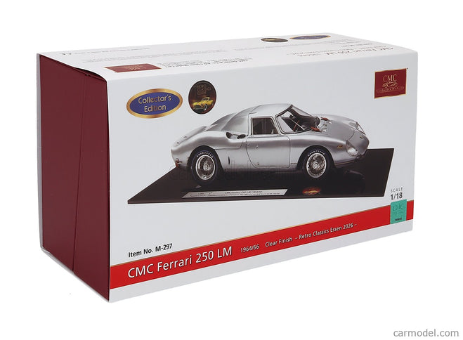 Ferrari 250LM 1964 - Retro Classic Essen 2026 - Clear Finish 1:18 CMC Polished