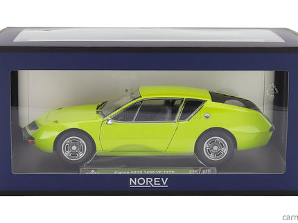 Renault Alpine A310 1600 VF Coupe 1975 1:18 Norev zelená