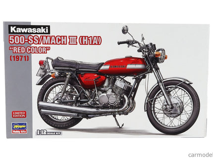 Kawasaki 500-SS Mach Iii H1A Motorcycle 1971 1:12 Hasegawa /