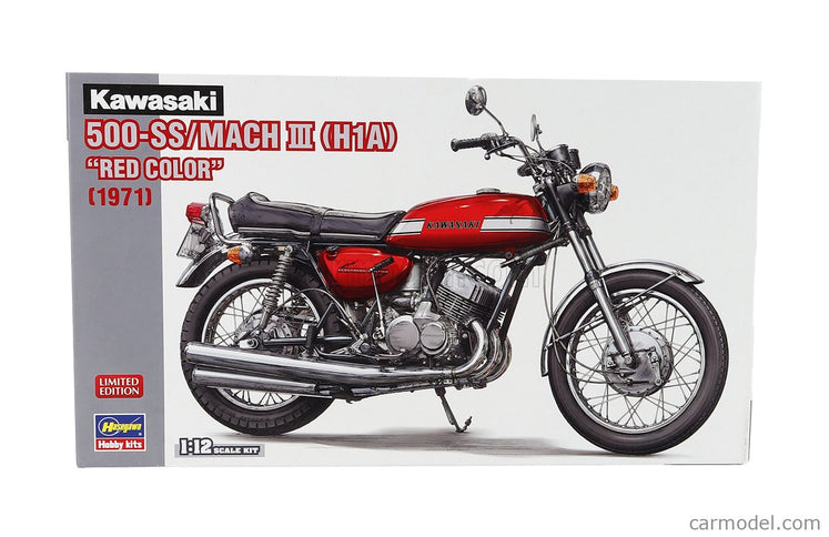 Kawasaki 500-SS Mach Iii H1A Motorcycle 1971 1:12 Hasegawa /