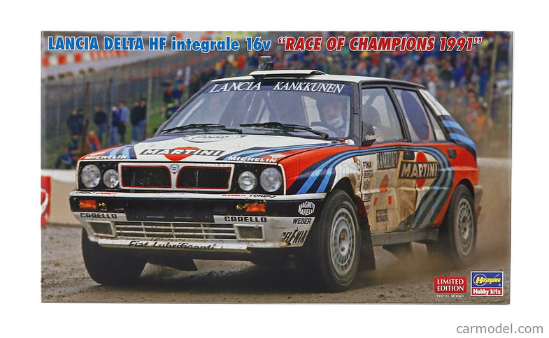 Lancia Delta HF Integrale 16V N°0 Víťaz Rally Race OF Champion 1991 Juha Kankkunen 1:24 Hasegawa /