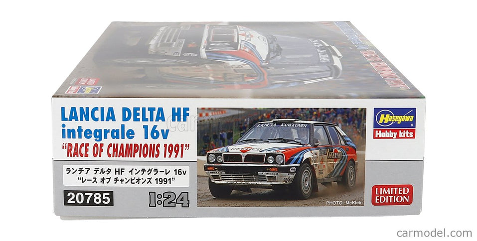 Lancia Delta HF Integrale 16V N°0 Víťaz Rally Race OF Champion 1991 Juha Kankkunen 1:24 Hasegawa /