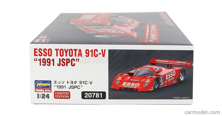 Toyota 91C-V Team Esso N°37 Jspc 1991 G.Less - E.Elgh - A.Wallace 1:24 Hasegawa /