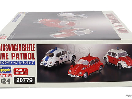 Volkswagen Beetle Maggiolino Fire Patrol - Politie 1962 1:24 Hasegawa /