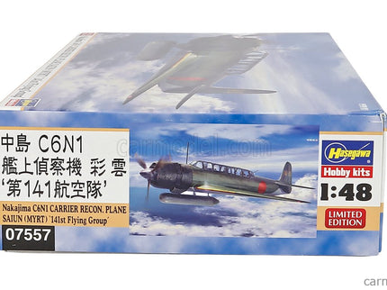 Nakajima C6N1 Carrier Recon Plane Saiun Myrt Airpane Military 1945 1:48 Hasegawa /