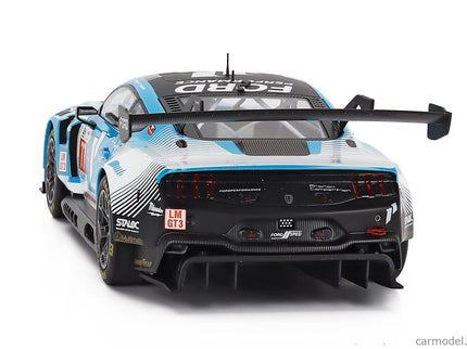 Ford Mustang GT3 Coyote 5.4L V8 Team Proton Competition N°77 24h Le Mans 2024 Ben Barker - Zacharie Robichon - Ryan Hardwick 1:18 IXO Models svetlomodrá biela čierna