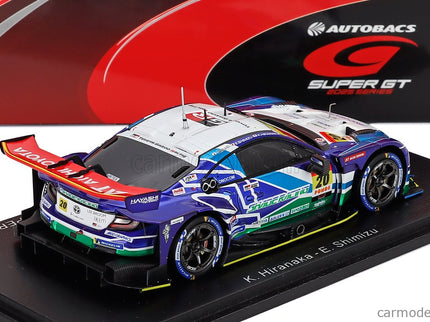 Toyota GR86 GT Team Shade Racing N°20 GT300 Class Super GT 2025 Katsuyuki Hiranaka - Eijiro Shimizu 1:43 Spark Model modrá biela