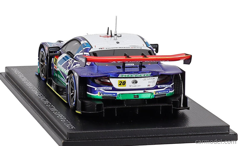 Toyota GR86 GT Team Shade Racing N°20 GT300 Class Super GT 2025 Katsuyuki Hiranaka - Eijiro Shimizu 1:43 Spark Model modrá biela