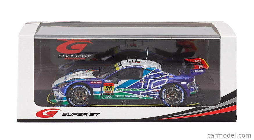 Toyota GR86 GT Team Shade Racing N°20 GT300 Class Super GT 2025 Katsuyuki Hiranaka - Eijiro Shimizu 1:43 Spark Model modrá biela