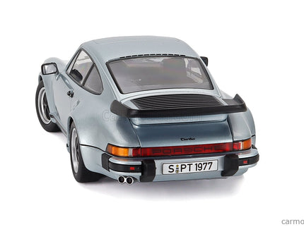 Porsche 911 930 3.3L Turbo Coupe 1977 1:18 KK Scale strieborná