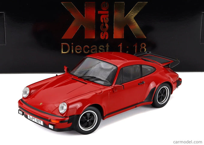 Porsche 911 930 3.3L Turbo Coupe 1977 1:18 KK Scale červená