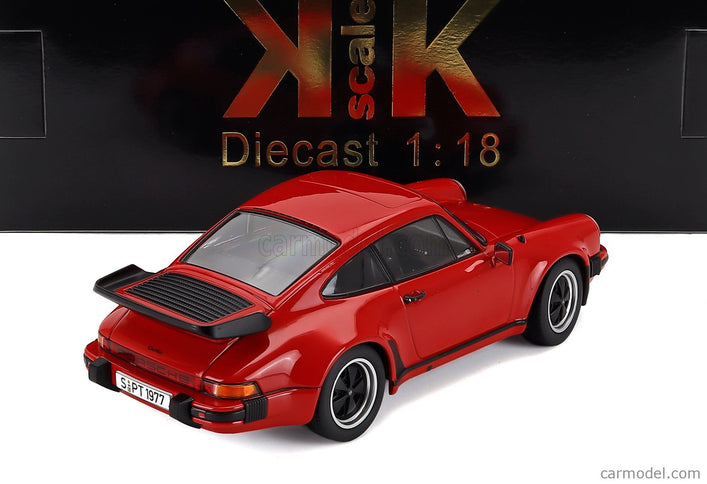 Porsche 911 930 3.3L Turbo Coupe 1977 1:18 KK Scale červená