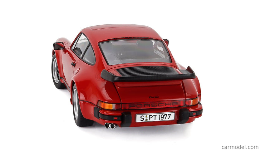 Porsche 911 930 3.3L Turbo Coupe 1977 1:18 KK Scale červená