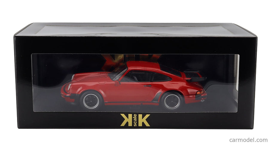 Porsche 911 930 3.3L Turbo Coupe 1977 1:18 KK Scale červená