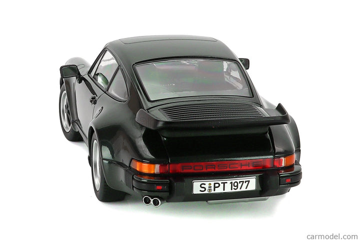 Porsche 911 930 3.3L Turbo Coupe 1977 1:18 KK Scale tmavozelená