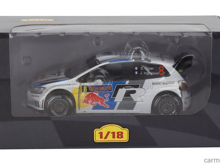 Volkswagen Polo R WRC Team Volkswagen Motorsport N°8 Víťaz Rally Sweden 2013 Sebastien Ogier - Julien Ingrassia 1:18 Edicola biela