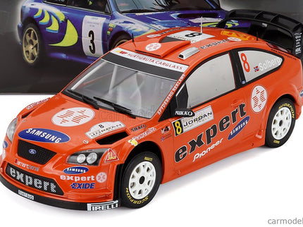 Ford Focus RS WRC07 Expert N°8 Rally Jordan 2008 Henning Solberg - Cato Menkerud 1:18 Edicola oranžová