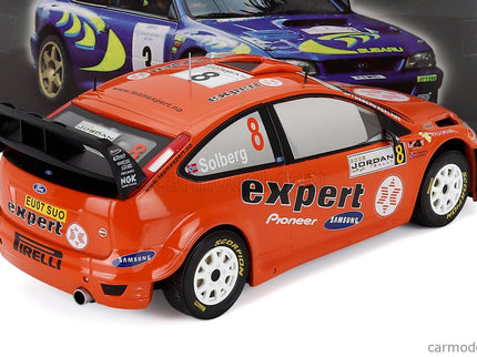 Ford Focus RS WRC07 Expert N°8 Rally Jordan 2008 Henning Solberg - Cato Menkerud 1:18 Edicola oranžová