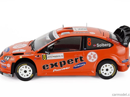 Ford Focus RS WRC07 Expert N°8 Rally Jordan 2008 Henning Solberg - Cato Menkerud 1:18 Edicola oranžová