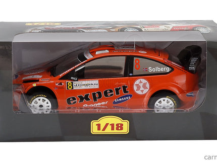 Ford Focus RS WRC07 Expert N°8 Rally Jordan 2008 Henning Solberg - Cato Menkerud 1:18 Edicola oranžová