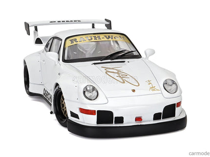 Porsche 911 993 RWB Rauh-Welt Furusato Sidney Hoffmann Coupe 1995 1:18 Werk83 biela