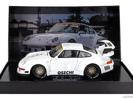 Porsche 911 993 RWB Rauh-Welt Osechi G2.2 Sidney Hoffmann Coupe 1995 - Signature Edícia 1:18 Werk83 biela