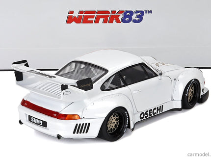 Porsche 911 993 RWB Rauh-Welt Osechi G2.2 Sidney Hoffmann Coupe 1995 - Signature Edícia 1:18 Werk83 biela