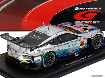 Lexus LC500 GT Team LM Corsa Syntium Petronas N°60 GT300 Class Super GT 2025 Hiroki Yoshimoto - Shunsuke Kohno 1:43 Spark Model strieborná zelená