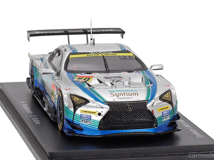 Lexus LC500 GT Team LM Corsa Syntium Petronas N°60 GT300 Class Super GT 2025 Hiroki Yoshimoto - Shunsuke Kohno 1:43 Spark Model strieborná zelená