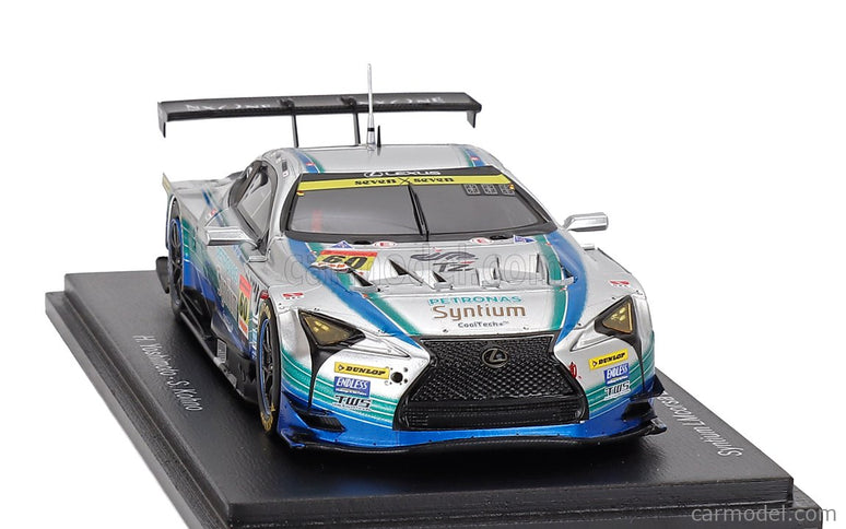 Lexus LC500 GT Team LM Corsa Syntium Petronas N°60 GT300 Class Super GT 2025 Hiroki Yoshimoto - Shunsuke Kohno 1:43 Spark Model strieborná zelená