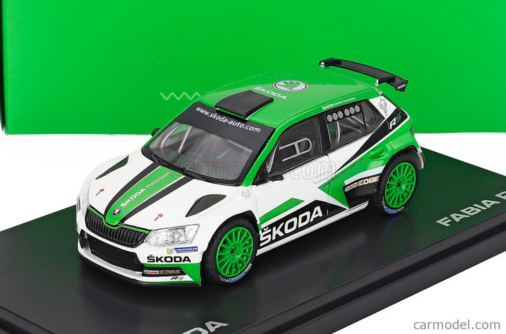 Skoda Fabia Iii R5 Skoda Motorsport Design N°0 Rally 2017 1:43 Abrex zelená biela