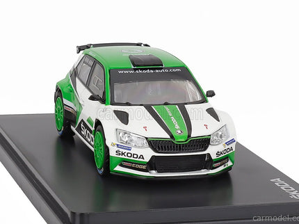 Skoda Fabia Iii R5 Skoda Motorsport Design N°0 Rally 2017 1:43 Abrex zelená biela