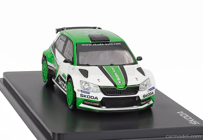 Skoda Fabia Iii R5 Skoda Motorsport Design N°0 Rally 2017 1:43 Abrex zelená biela