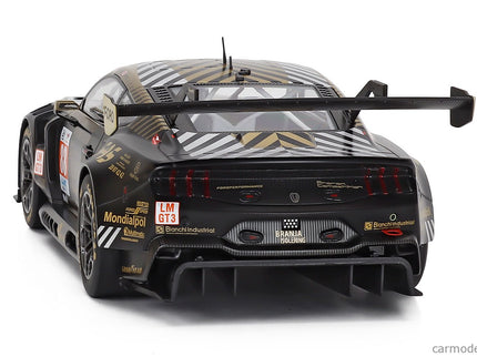 Ford Mustang GT3 Coyote 5.4L V8 Team Proton Competition N°88 3. Miesto LMGT3 Class 24h Le Mans 2024 Giorgio Roda - Mikkel Overgaard Pedersen - Dennis Olsen 1:18 IXO Models čierna zlatá