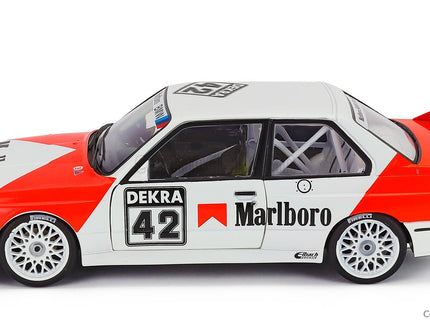 BMW 3-SERIES Bmw M3 (E30) Team Bmw N°42 DTM Zolder 1991 Cor Euser 1:18 Werk83 biela červená