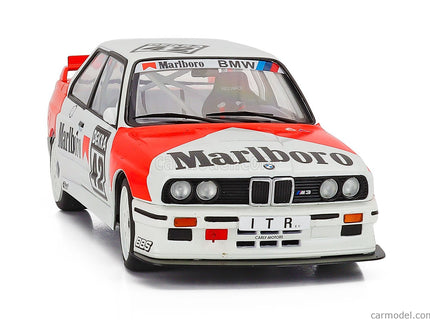 BMW 3-SERIES Bmw M3 (E30) Team Bmw N°42 DTM Zolder 1991 Cor Euser 1:18 Werk83 biela červená