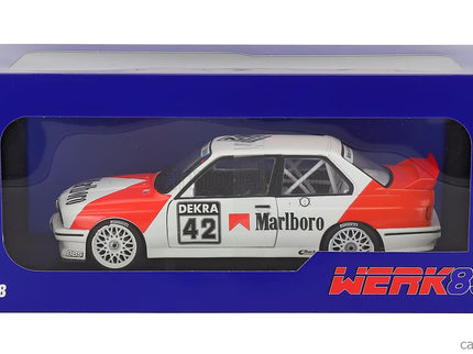 BMW 3-SERIES Bmw M3 (E30) Team Bmw N°42 DTM Zolder 1991 Cor Euser 1:18 Werk83 biela červená
