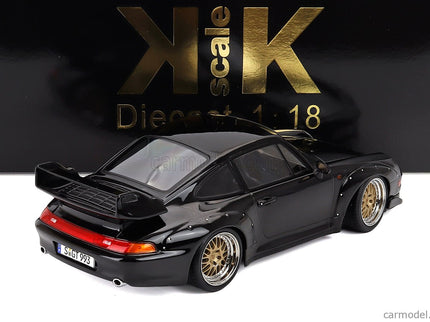 Porsche 911 993 GT2 Coupe 1996 - Cerchi Bbs - Bbs Disky 1:18 KK Scale čierna
