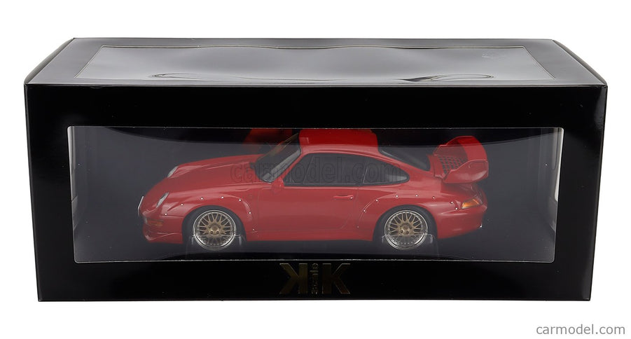 Porsche 911 993 GT2 Coupe 1996 - Cerchi Bbs - Bbs Disky 1:18 KK Scale červená