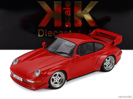 Porsche 911 993 GT2 Coupe 1996 - Cerchi Speedline - Speedline Disky 1:18 KK Scale červená