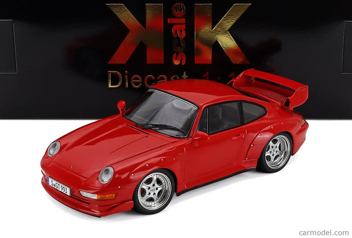 Porsche 911 993 GT2 Coupe 1996 - Cerchi Speedline - Speedline Disky 1:18 KK Scale červená
