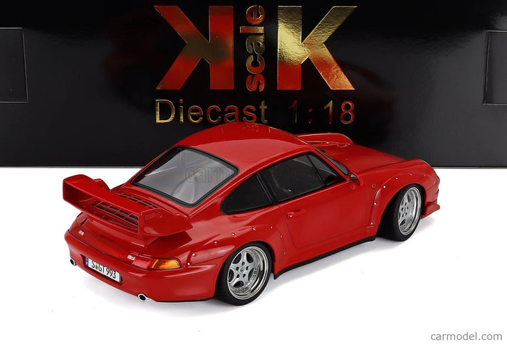 Porsche 911 993 GT2 Coupe 1996 - Cerchi Speedline - Speedline Disky 1:18 KK Scale červená